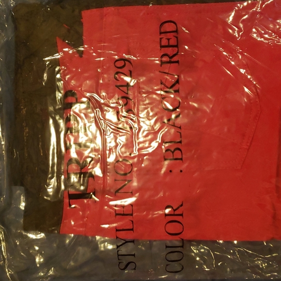 Sold TRIPP NYC Split Skirt, Red/Black, Punk as ____* - Picture 6 of 14